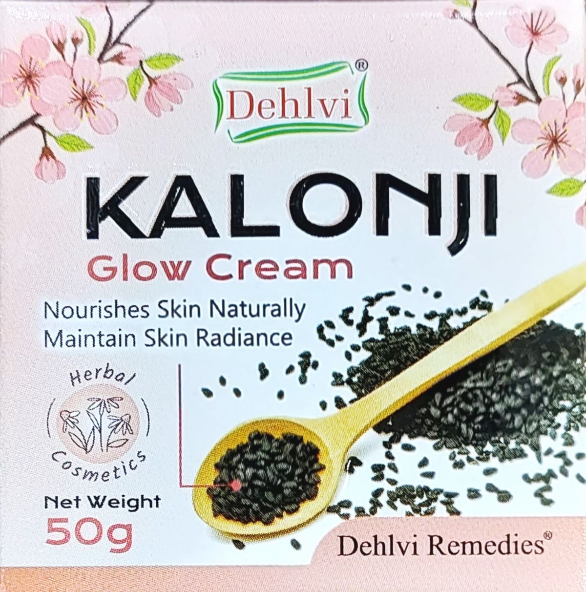 Sana Herbals' Dehlvi Klonji Glow Cream English Label