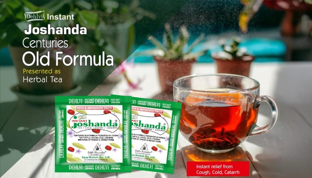 Sana Herbals' Dehlvi brand Instant joshanda banner